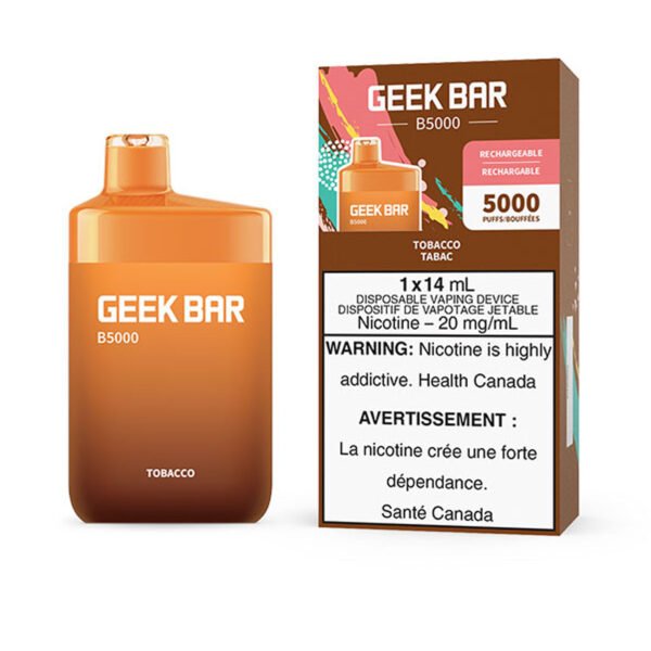 geek bar tobacco flavor