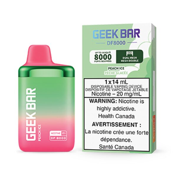 geek bar peach ice